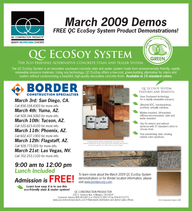 QC Construction Products About Us